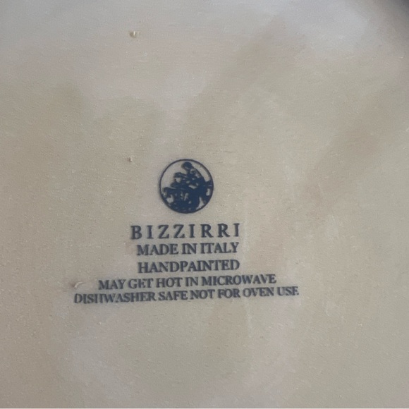 5 total Bizzirri Made in Italy Hand Painted Serving bowls - Picture 3 of 16